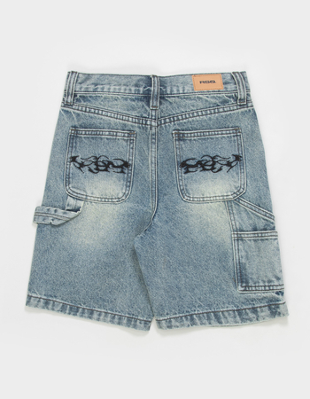 RSQ Boys Embroidered Baggy Utility Jorts Alternative Image