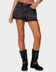 EDIKTED Fern Mid Rise Denim Shorts image number 1
