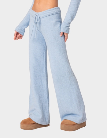 EDIKTED Plush Super Soft Knit Pants Alternative Image