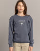 FULL TILT Aspen Girls Embroidered Crewneck Sweatshirt image number 2