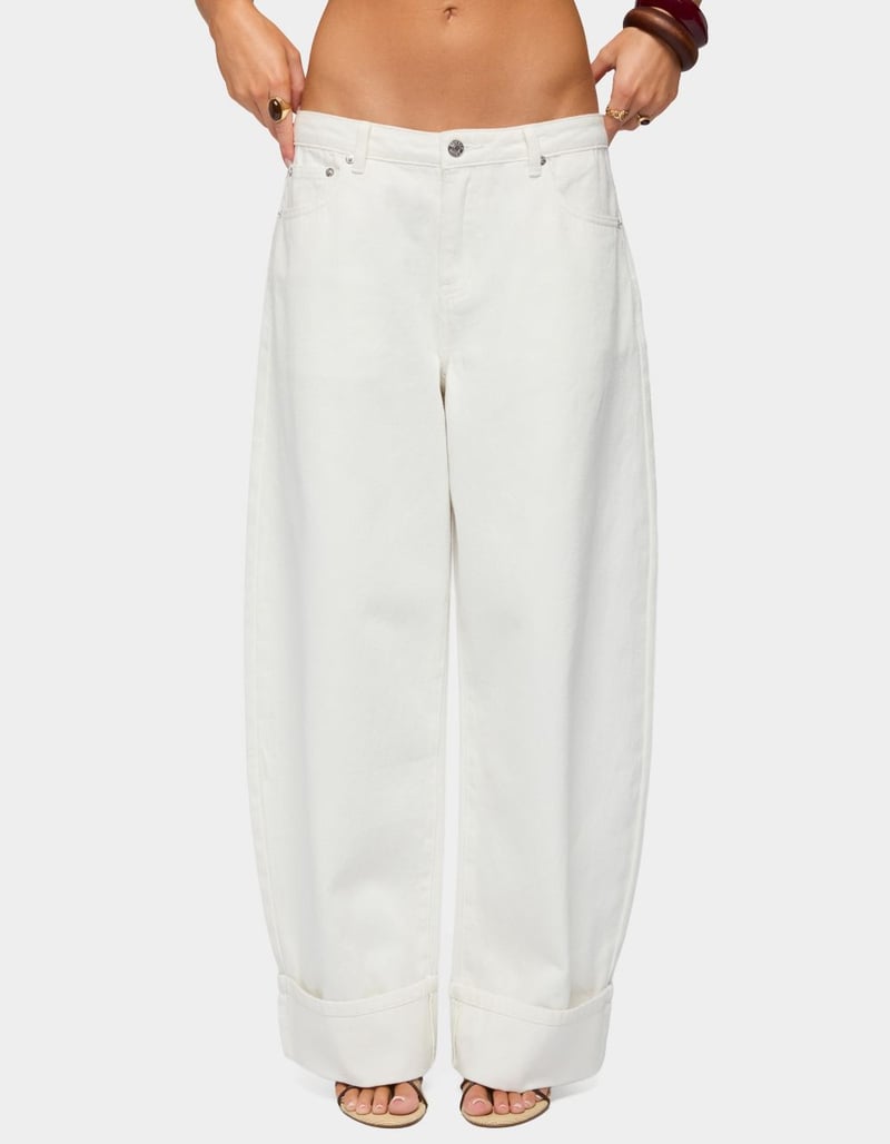 EDIKTED Kella Low Rise Baggy Jeans image number 0