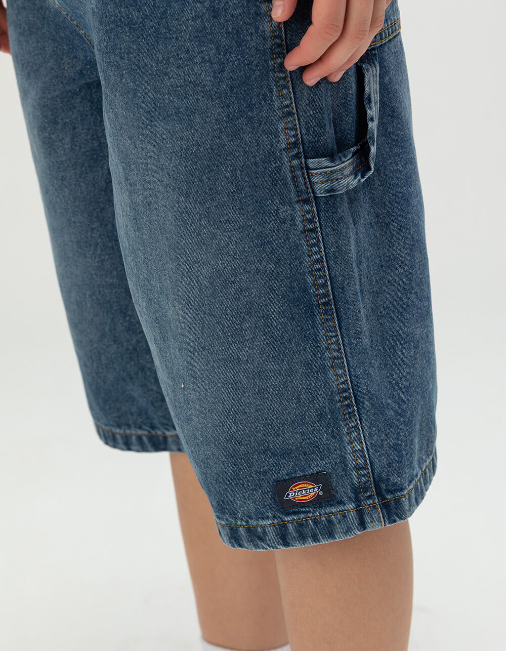 DICKIES Womens Carpenter Jorts - RINSE | Tillys