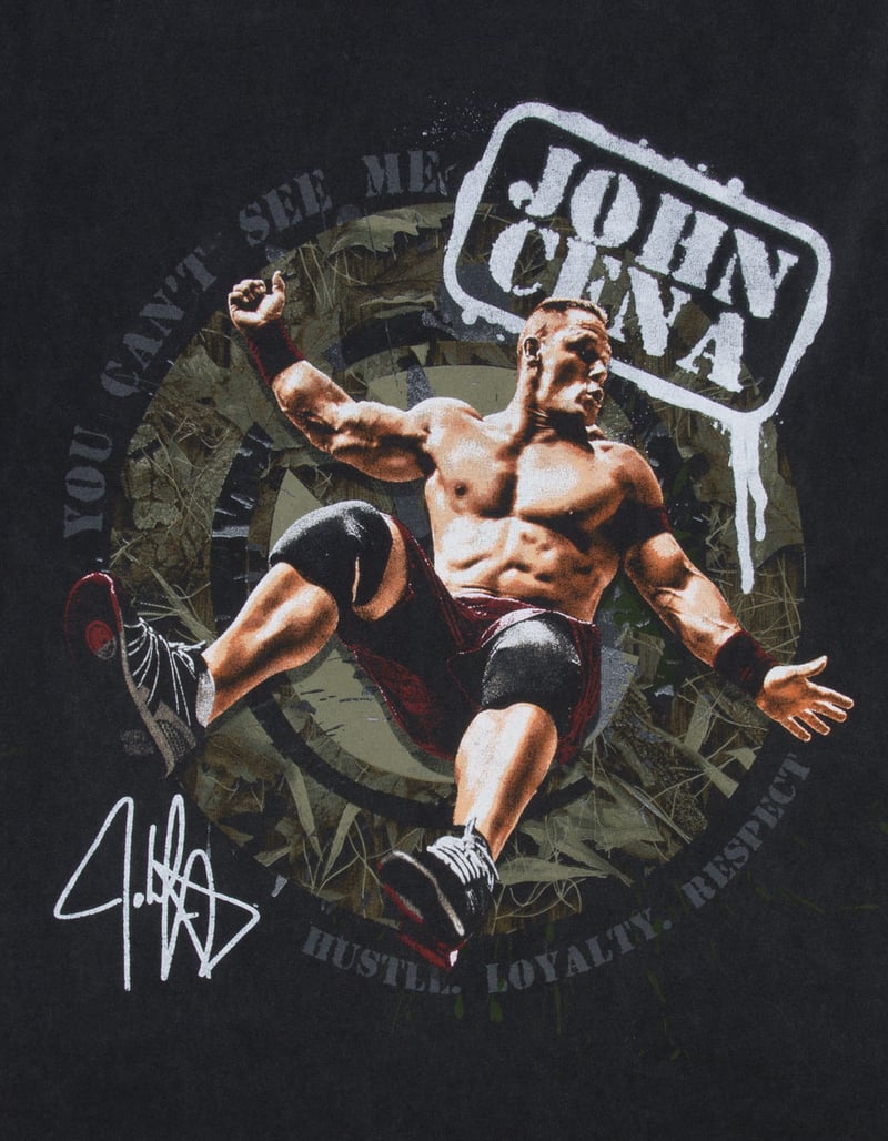 WWE John Cena Big 3 Mens Boxy Tee image number 2