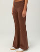 BABY PHAT Fold Over Womens Flare Pants image number 4