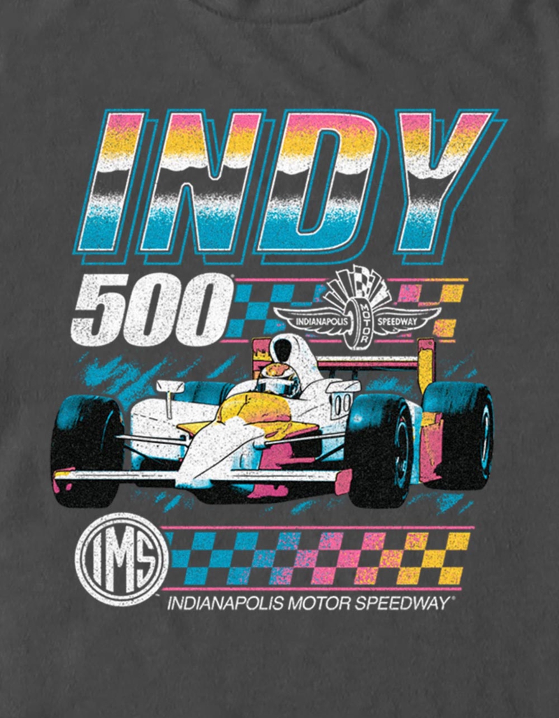 INDY 500 Vintage Neon Unisex Tee image number 1