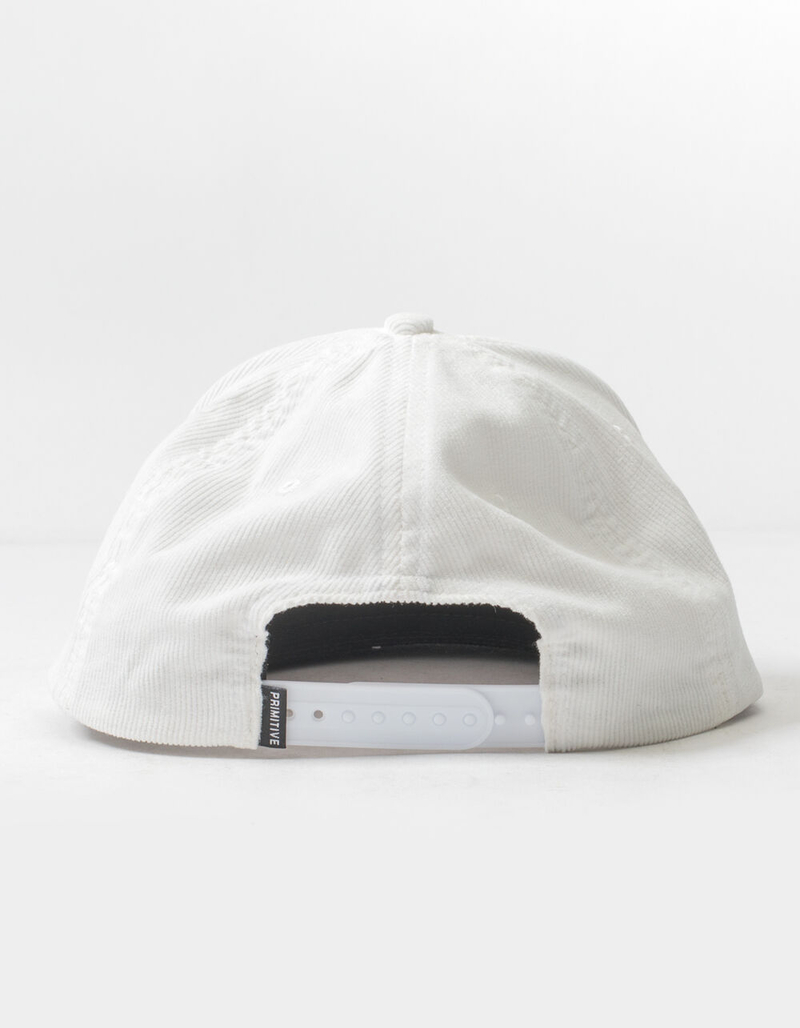 PRIMITIVE x Corona Heritage Mens White & Black Snapback Hat image number 1