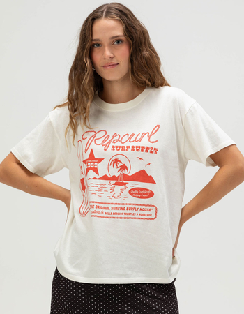 RIP CURL Surf Supply Womens Relaxed Tee Primary Image