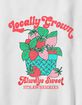STRAWBERRY Locally Grown Unisex Kids Tee image number 2