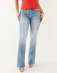 TRUE RELIGION Becca Mid Rise Super T Bootcut Womens Jeans image number 5