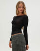 BDG Urban Outfitters Frankie Womens Long Sleeve Top image number 3