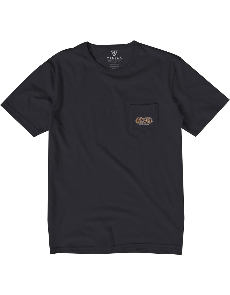 VISSLA INKED ORGANIC TEE PHANTOM main image 1