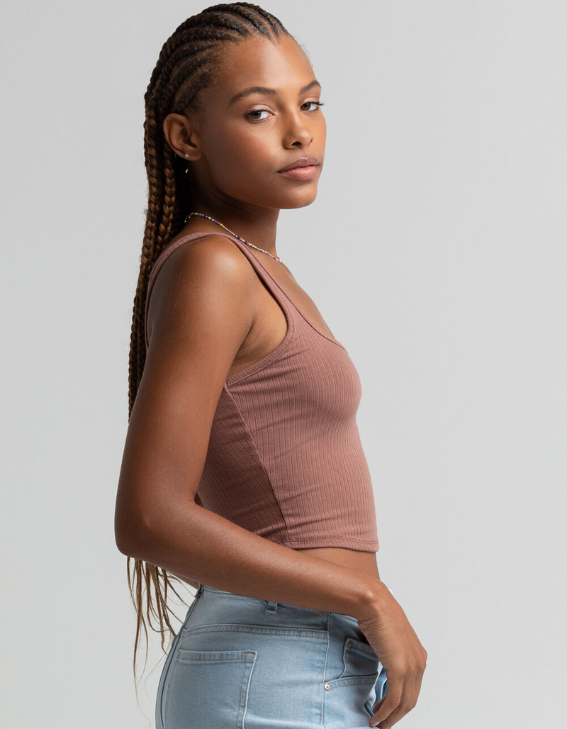 FULL TILT Square Neck Womens Tank Top image number 5