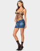 EDIKTED Tiger Printed Mesh Tank Top image number 3