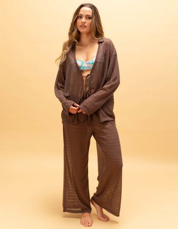 BILLABONG Sun Vacancy Womens Long Sleeve Cover-Up Top Alternative Image