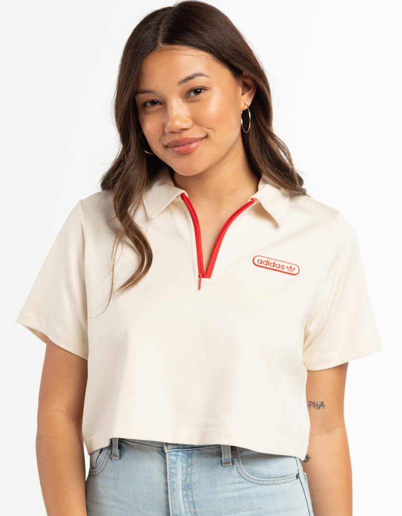 ADIDAS OG Resort Womens Crop Polo Shirt  image number 0
