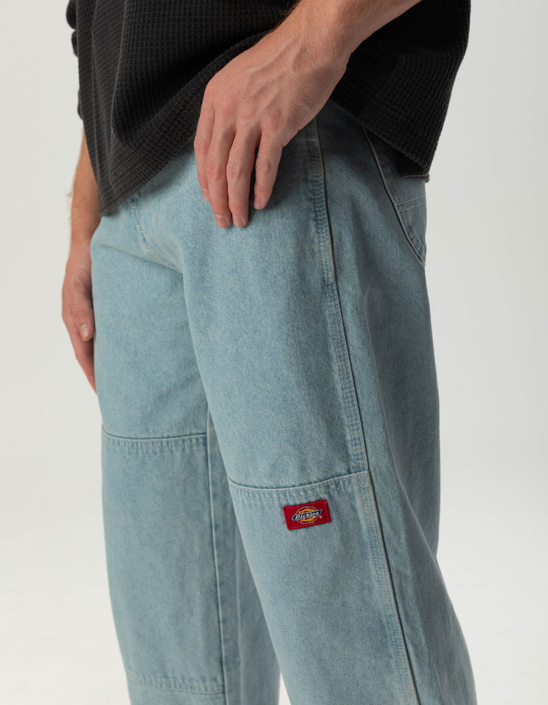DICKIES Double Knee Mens Loose Straight Work Jeans image number 3