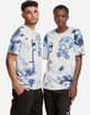 CHAMPION x Super Mario Bros. Toad & Script Logo Cloud Dye Heritage Mens T-Shirt image number 4