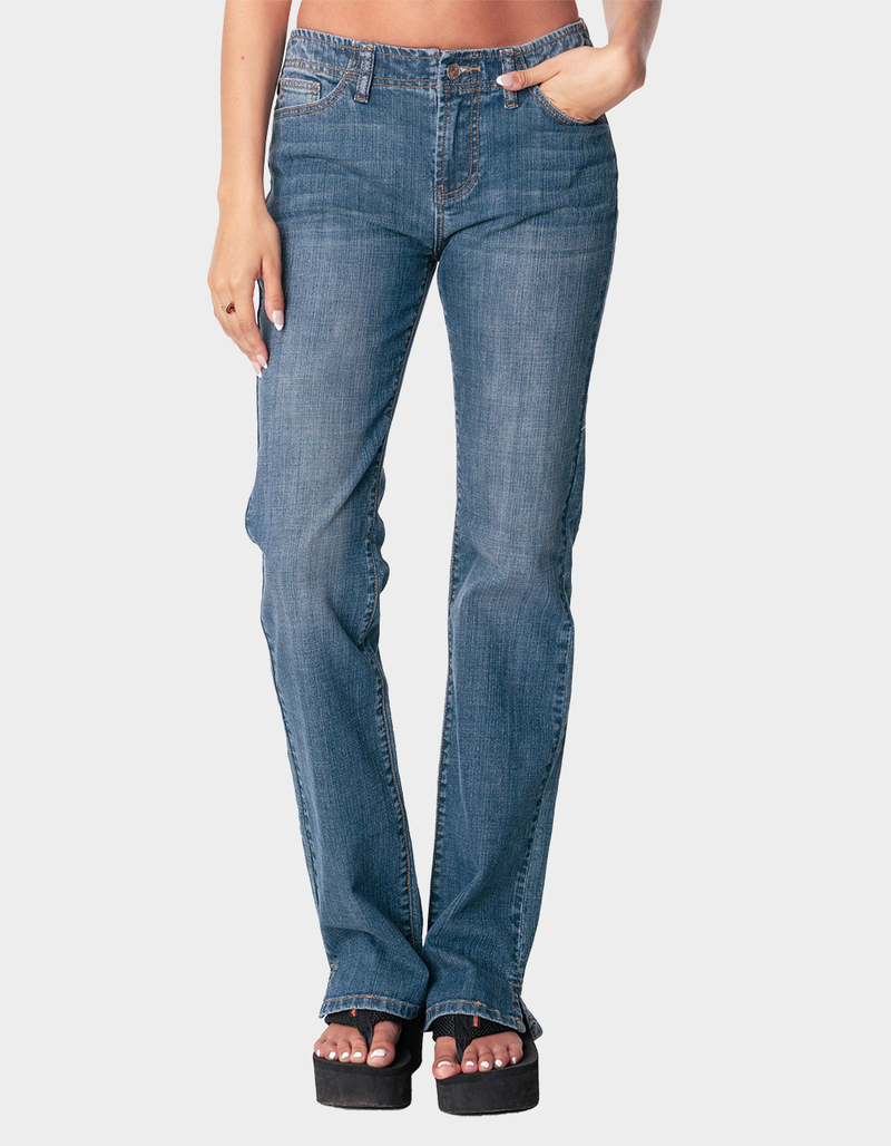EDIKTED Aubrey Low Rise Jeans image number 0