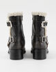 STEVE MADDEN Brixton Ankle Moto Womens Booties image number 4
