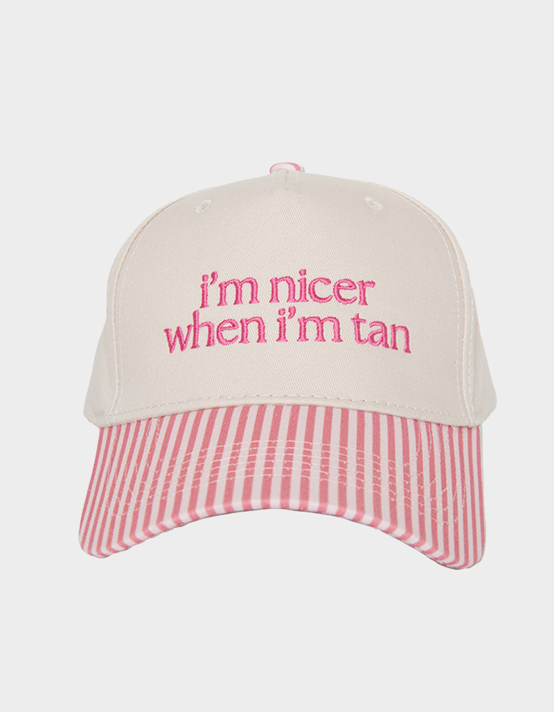 KATYDID I'm Nicer When I'm Tan Two-Toned Vintage Hat image number 0