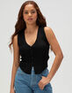 RSQ Womens Button Sweater Vest image number 1
