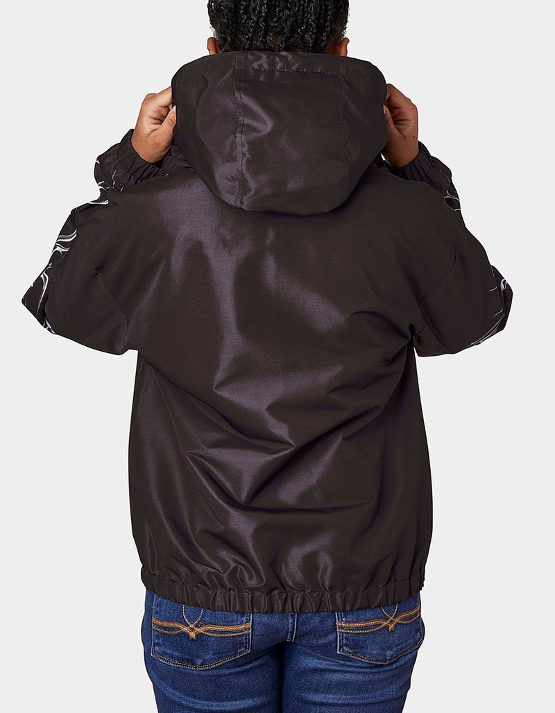 VON DUTCH Taslon Crystal Womens Zip Jacket image number 4