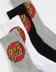 SANTA CRUZ 4 Pack Boys Crew Socks image number 2
