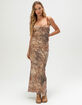 WEST OF MELROSE Womens Paisley Mesh Maxi Dress image number 1