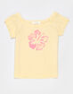 FULL TILT Hibiscus Girls Off The Shoulder Tee image number 1