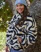 RSQ Print Womens Sherpa Jacket image number 1