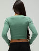 TILLYS Square Neck Womens Long Sleeve Tee image number 4