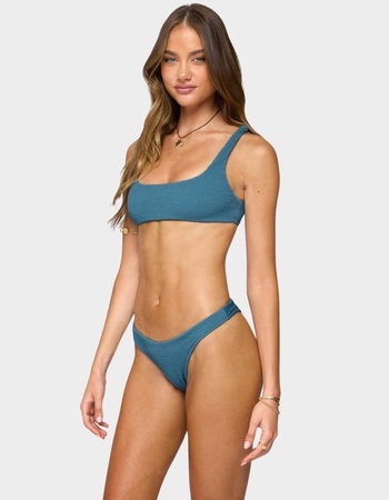 EDIKTED Oasis Scrunch Bikini Top Alternative Image