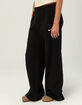 NIKE Studio Fleece Womens Mid Rise Wide Leg Pants image number 3