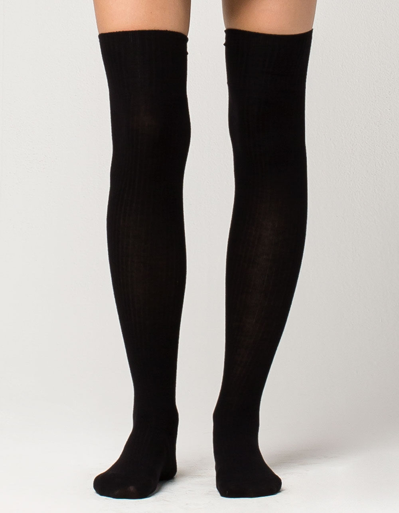 FULL TILT Solid Knee High Socks image number 1