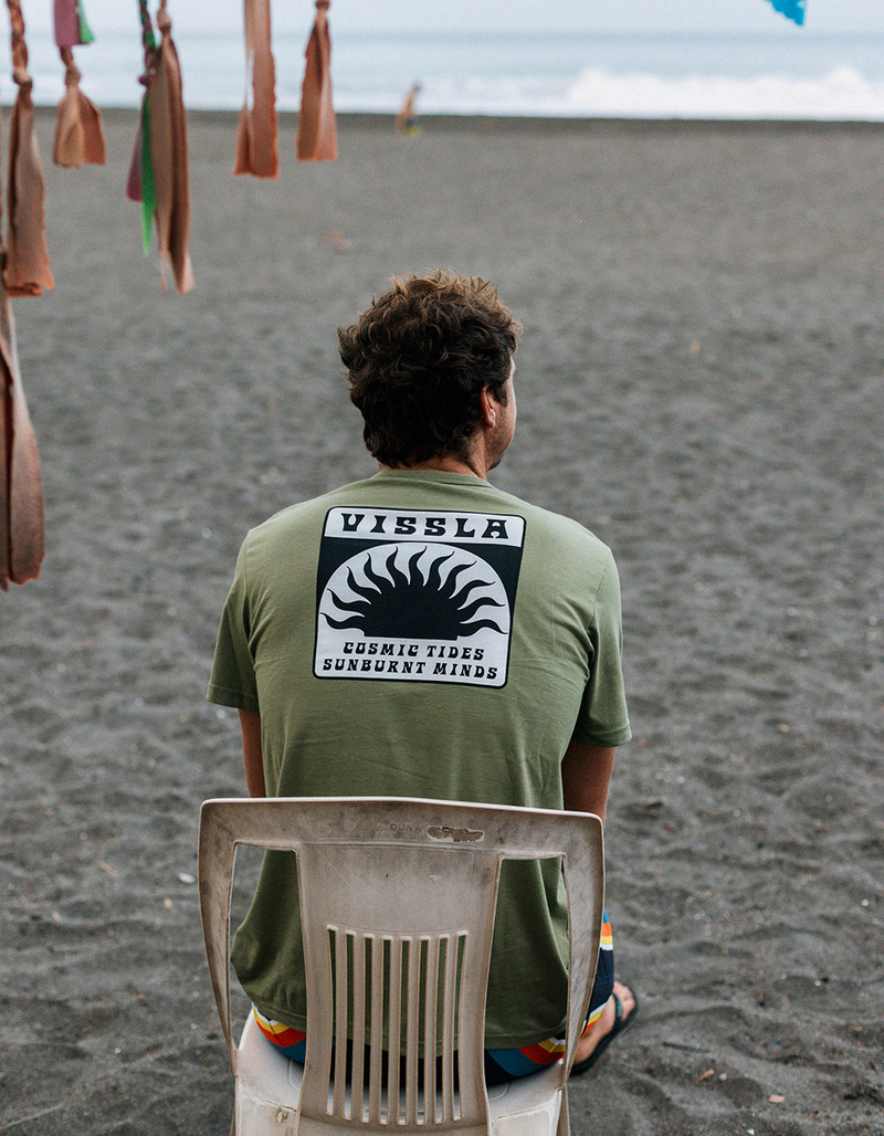 VISSLA Cosmic Tides Mens Tee image number 2