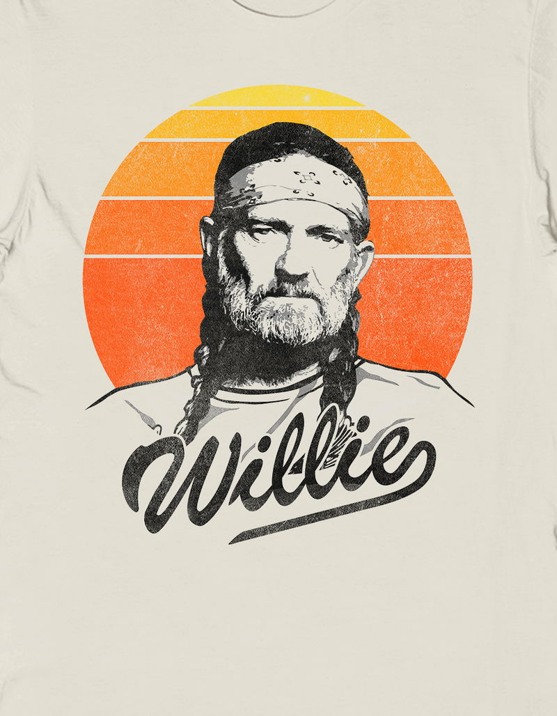WILLIE NELSON Sunset Gradient Unisex Tee image number 1