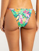 FULL TILT Tropical Tie Side Skimpy Bikini Bottoms image number 4