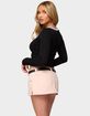 EDIKTED Contrast Lacey Long Sleeve Top image number 3