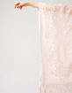 DO EVERYTHING IN LOVE Lace Womens Pink Kimono image number 4