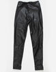 JOLIE & JOY Pleather Girls High Waist Leggings image number 2