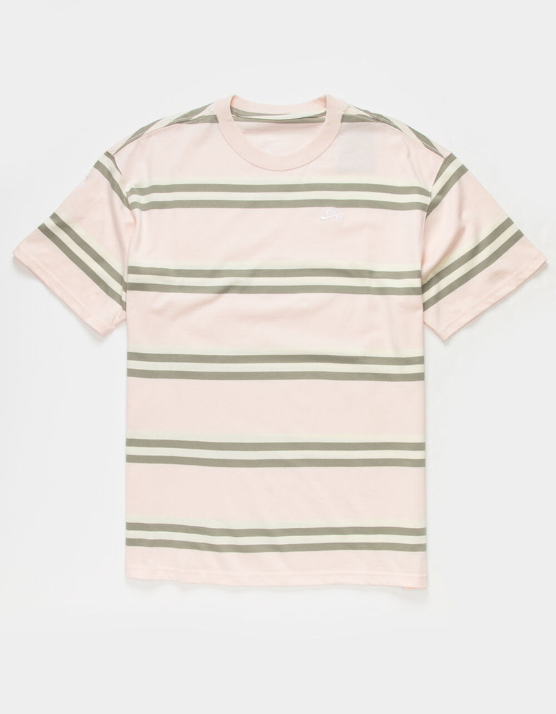 NIKE SB Stripe Mens Light Pink T-Shirt image number 0