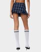 EDIKTED Ara Plaid Pleated Skort image number 4