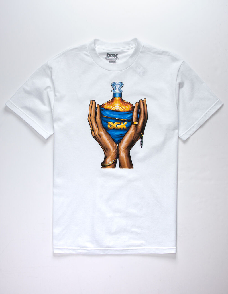 DGK Raise It Up White Mens T-Shirt image number 0