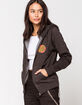 SANTA CRUZ Classic Dot Charcoal Womens Zip Hoodie image number 2