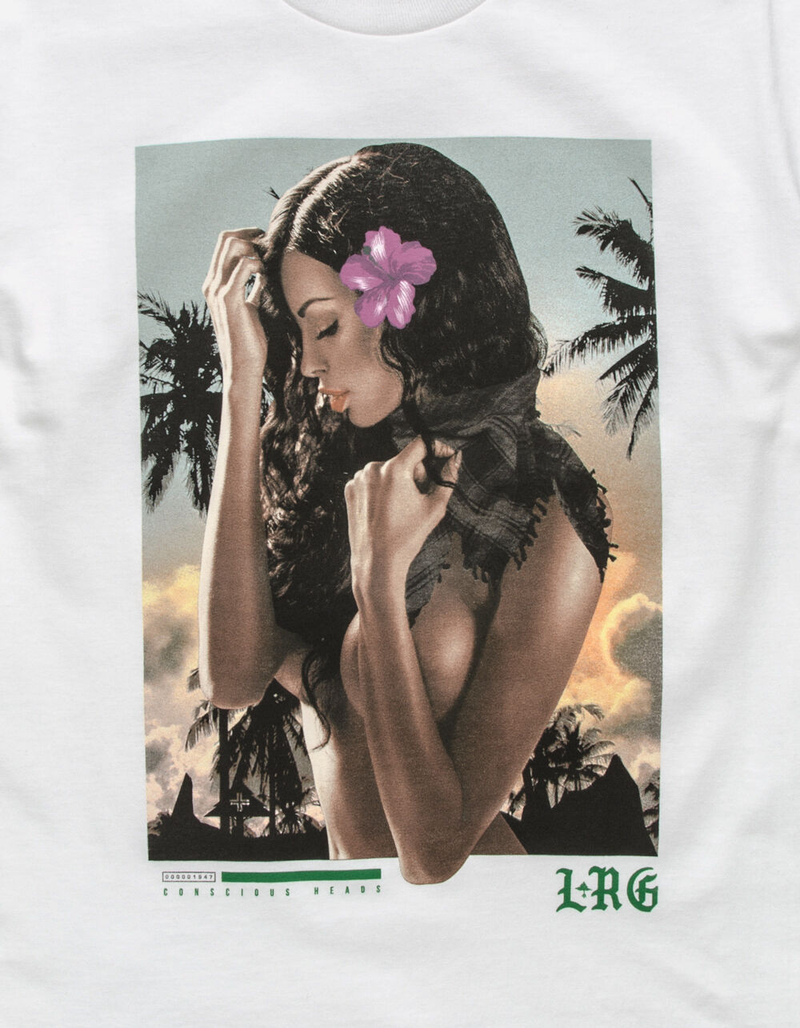 LRG Heart N Soul White Mens T-Shirt image number 1