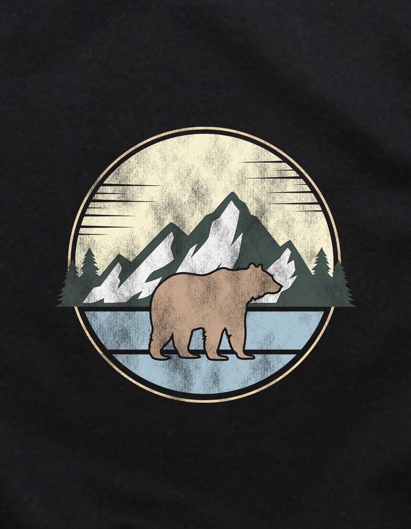 YOSEMITE Bear Distressed Unisex Crewneck Sweatshirt image number 2