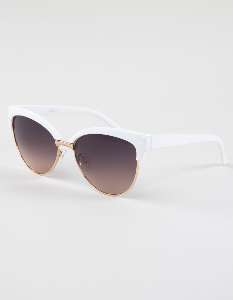 RSQ Cat Eye Semi Metal Sunglasses image number 0