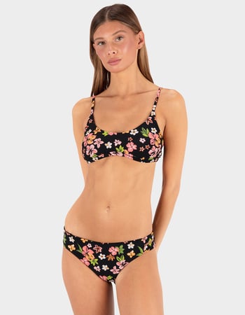 HURLEY Max Hibiscus Dream Scoop Womens Bikini Top Primary Image