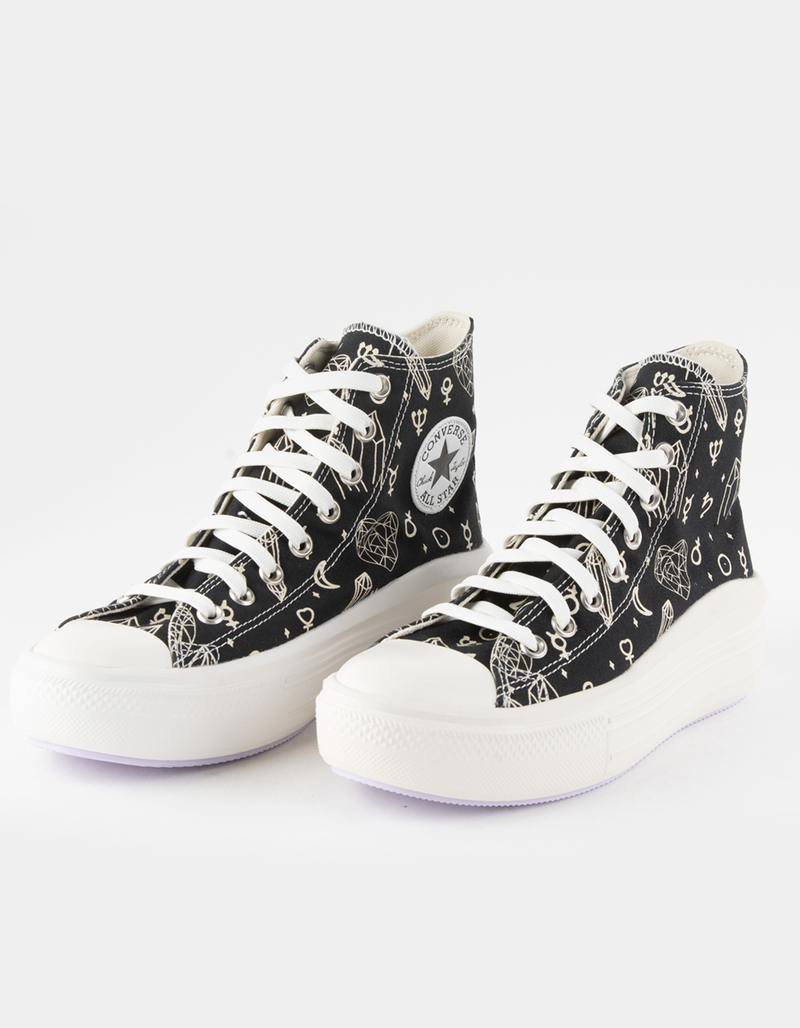 CONVERSE Chuck Taylor All Star Move Crystal Womens Platform High Top Shoes image number 0