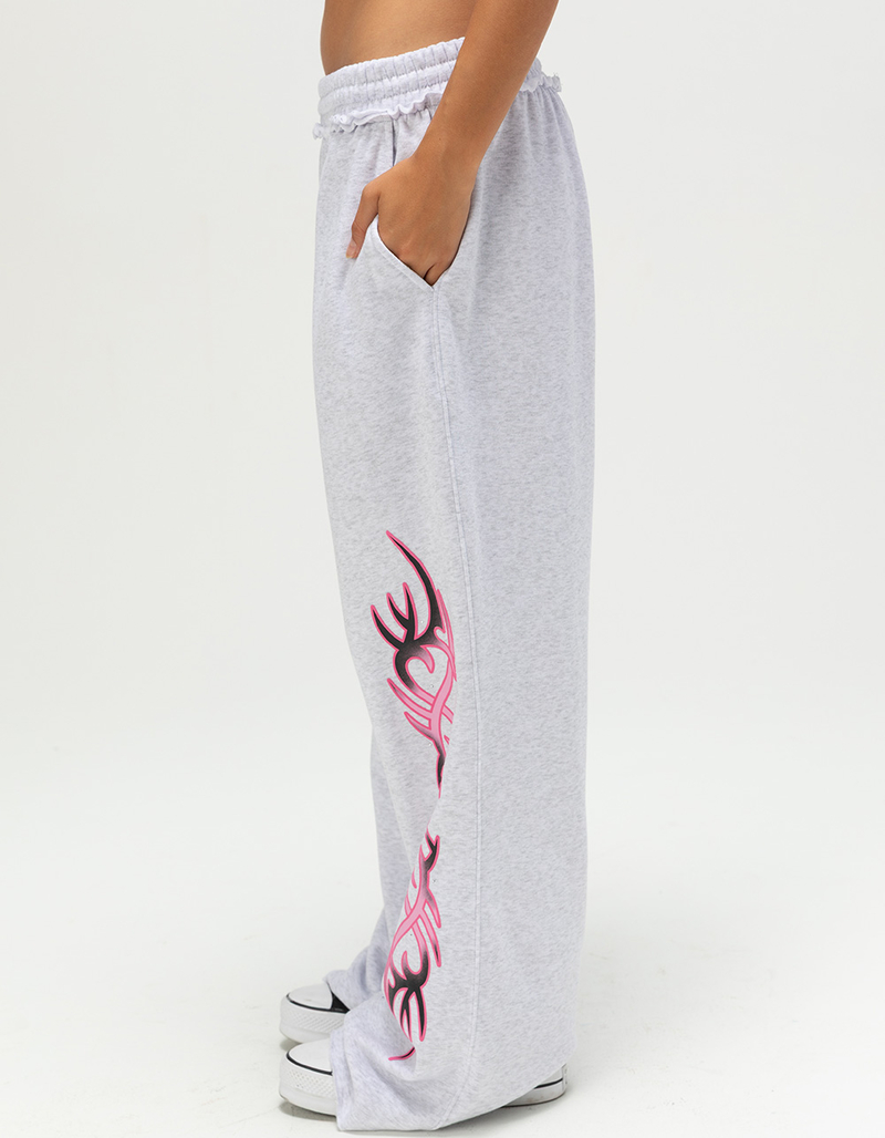 FULL TILT Tattoo Womens Baggy Sweatpants image number 2